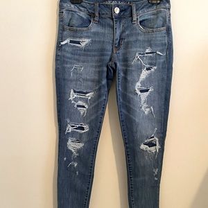 American Eagle Dark Wash Skinny Jeans